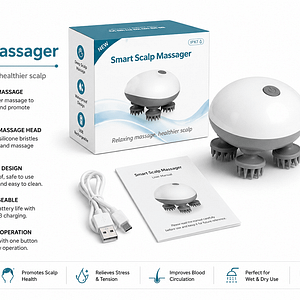 smart scalp & full body massager