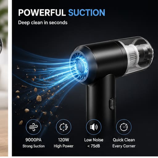 second_photo Portable Vacuum Cleaner - Image 3