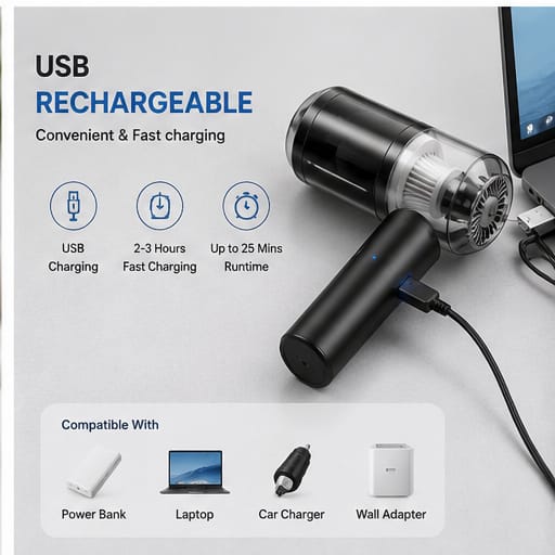 sixth_photo Portable Vacuum Cleaner - Image 4